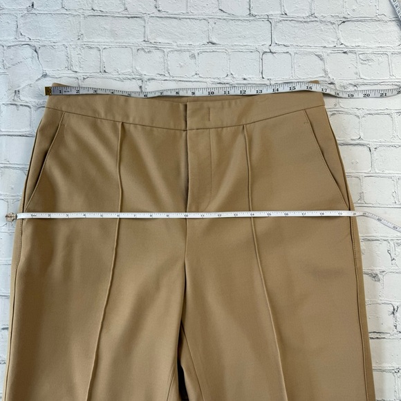 Vince woman’s front middle stich classic ankle pants mustard color size 10 - Picture 5 of 14